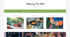 Desktop Screenshot of followingthefield.com